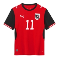 Koszulka piłkarska Austria Michael Gregoritsch #11 Strój Domowy MŚ 2026 tanio Krótki Rękaw